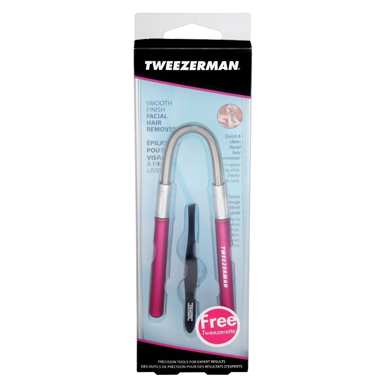 Tweezerman Hair Removal Smooth Finish Facial Hair w/Tweezer