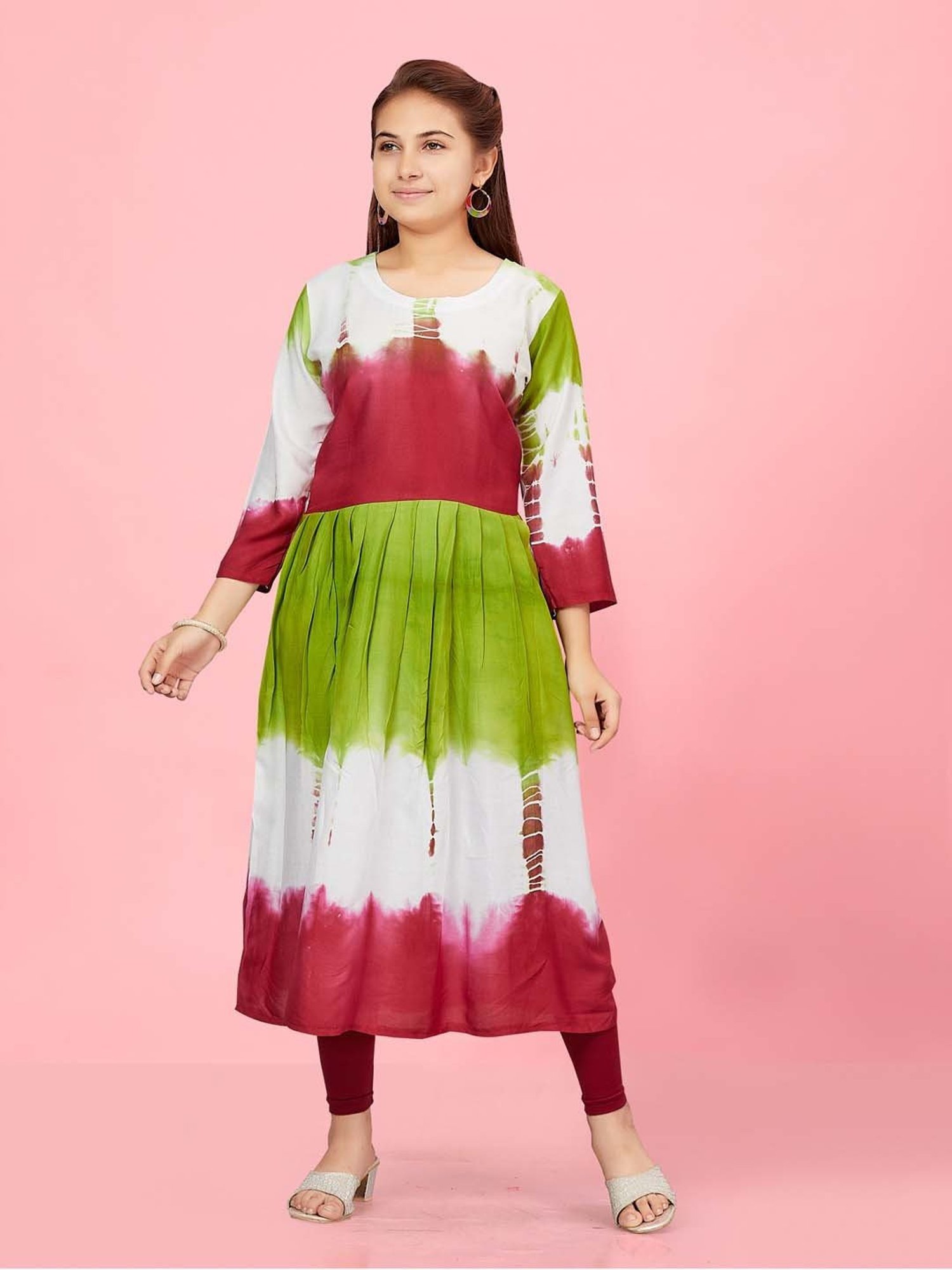 Aarika Kids Multicolor Cotton Printed Kurti