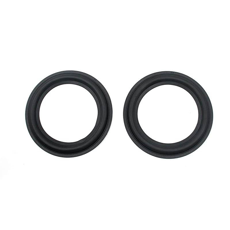 Foam Speaker Surround Repair Rubber Foam Speaker Repair Kit 5 in Black Set of 2