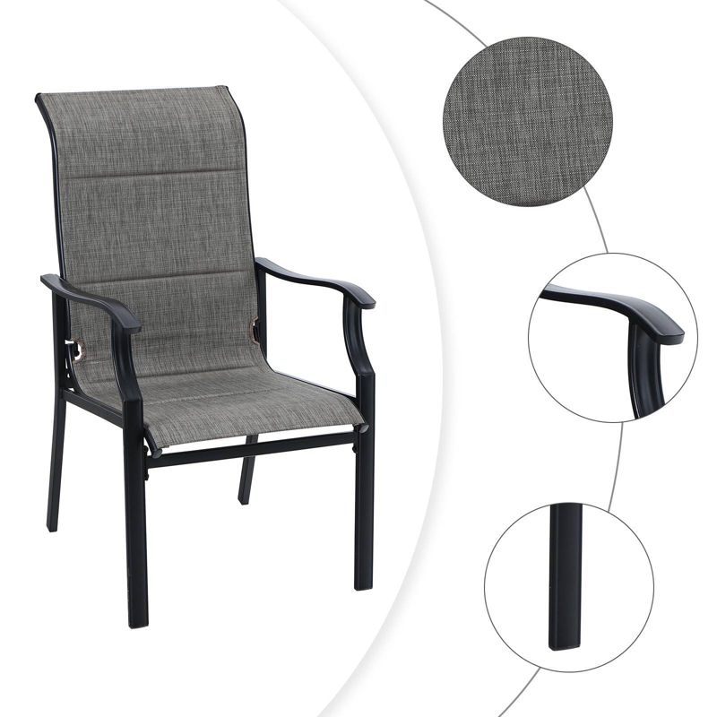 7pc Classic Outdoor Patio Dining Set Gray Wash - Saracina Home