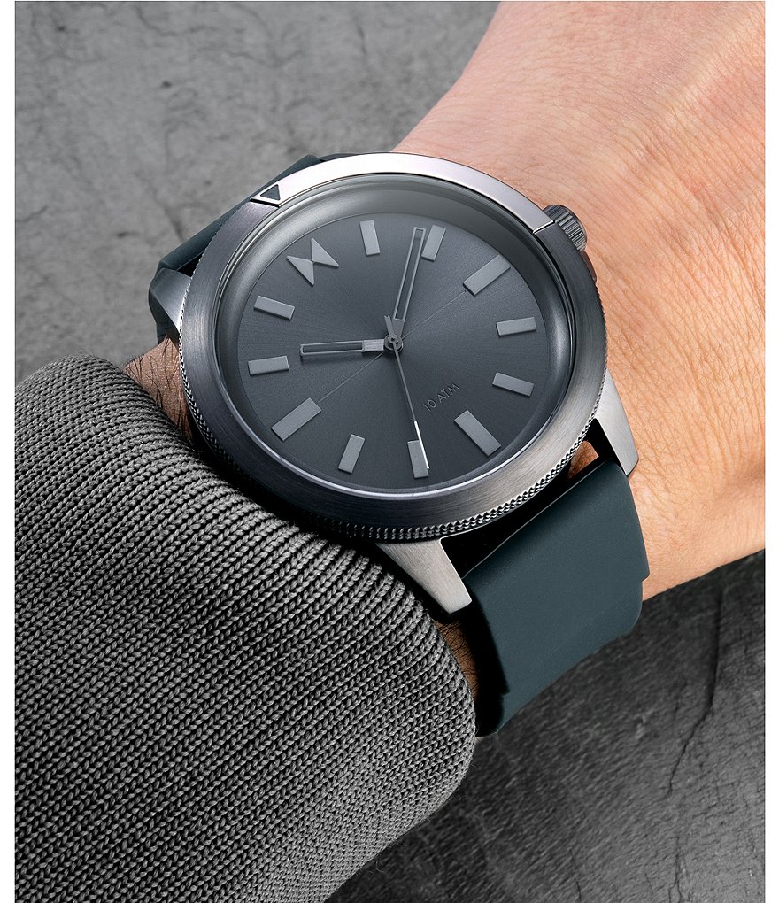 MVMT Minimal Sport Pacific Mist Blue Silicone Watch