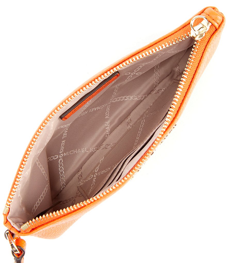 Michael Kors Jet Set Leather Medium Wristlet