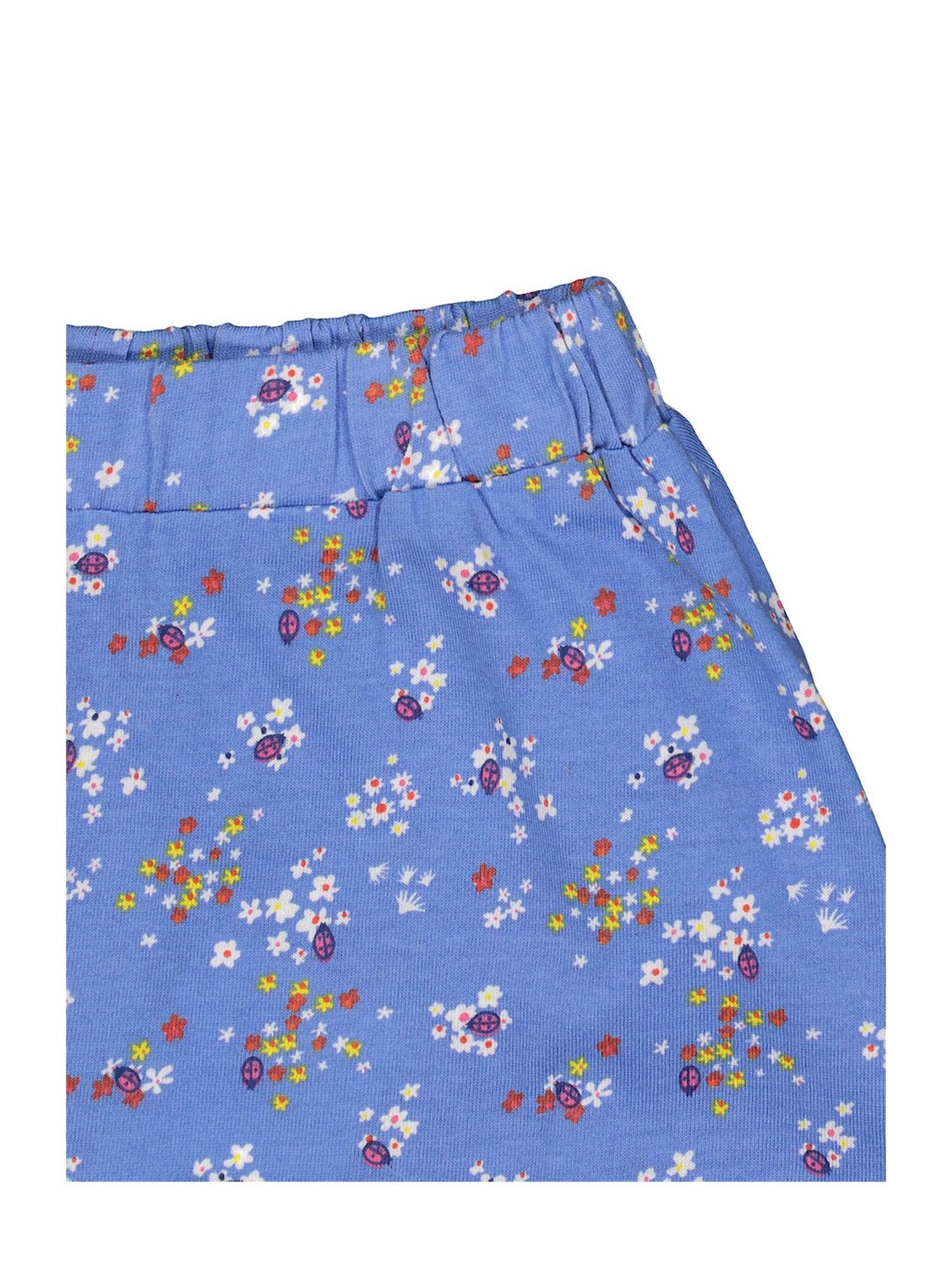 MINIKLUB Kids Blue Cotton Embellished Skirt