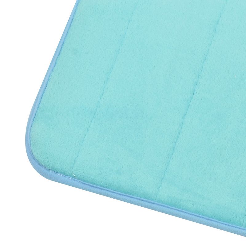 1'11"x1'2" Rectangle Indoor and Outdoor Floor Mat Blue - PiccoCasa