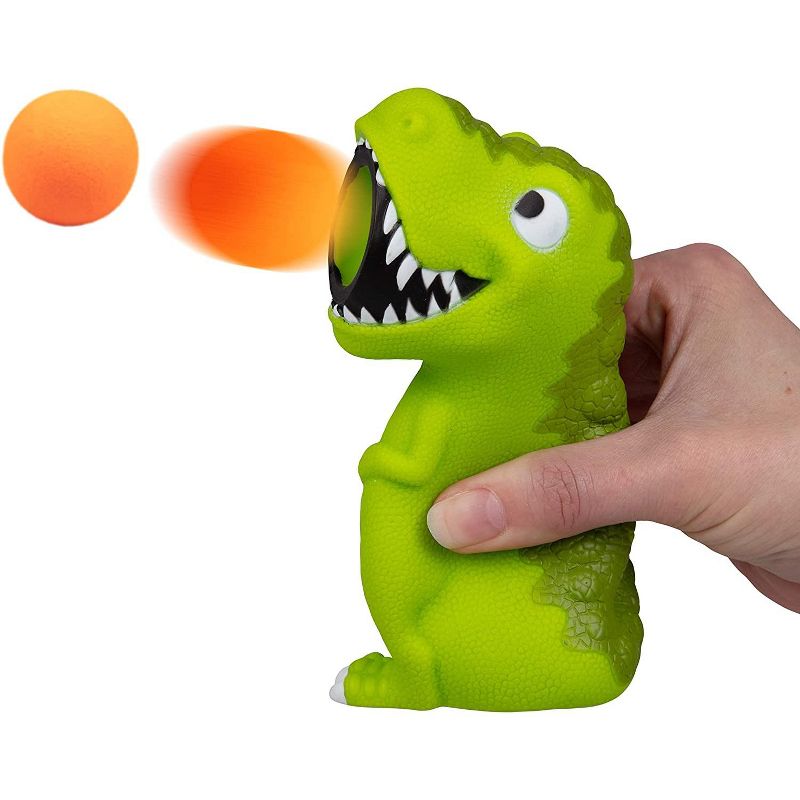 Hog Wild T-Rex Dinosaur Popper Toy, Shoots Foam Balls!