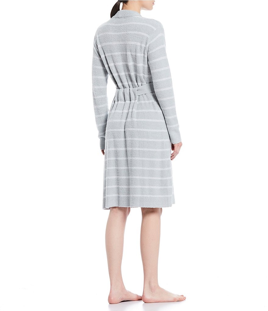 Lauren Ralph Lauren Paisley Print Satin Short Wrap Robe