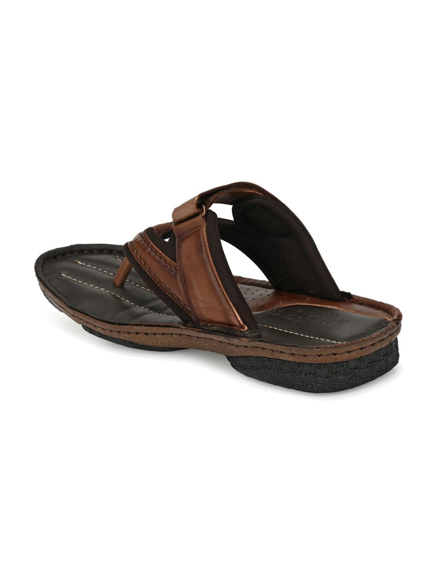 Hitz Men's Brown Thong Sandals