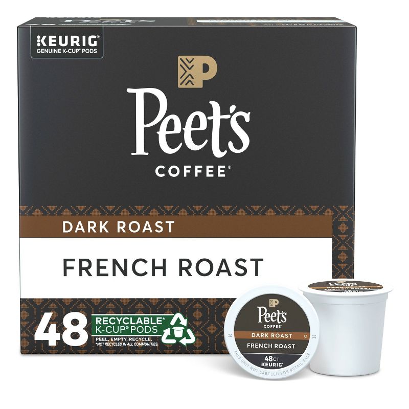Peet's French Dark Roast - Keurig K-Cup Pods - 48ct