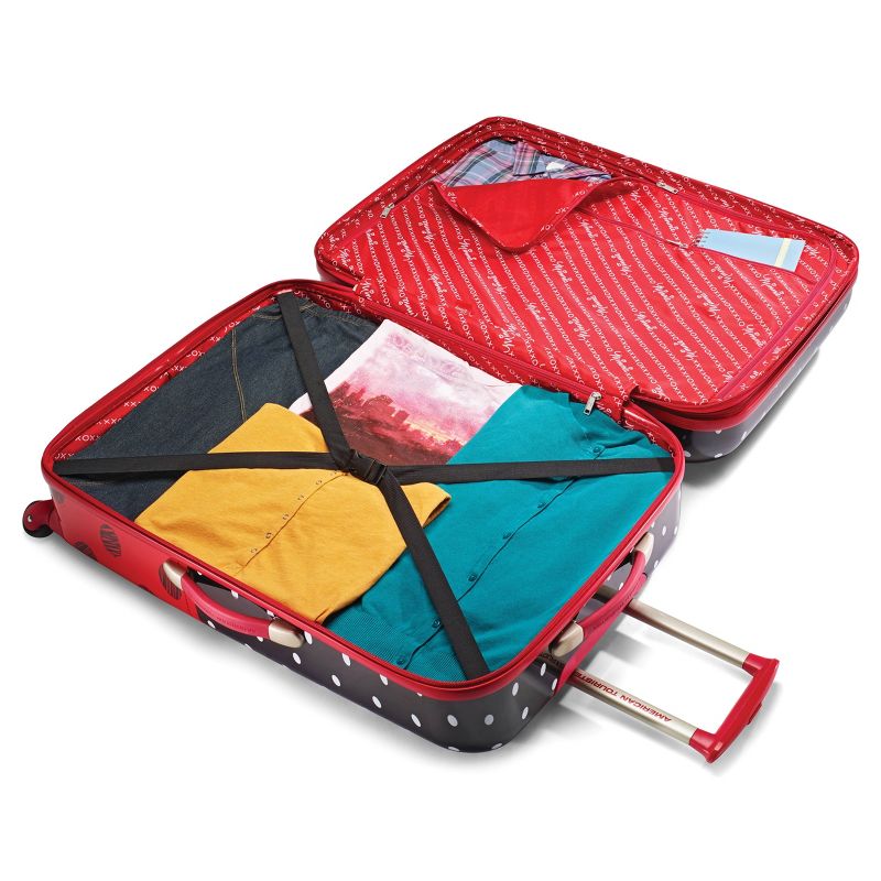 American Tourister 28'' Minnie Mouse Bow Hardside Spinner Suitcase - Red