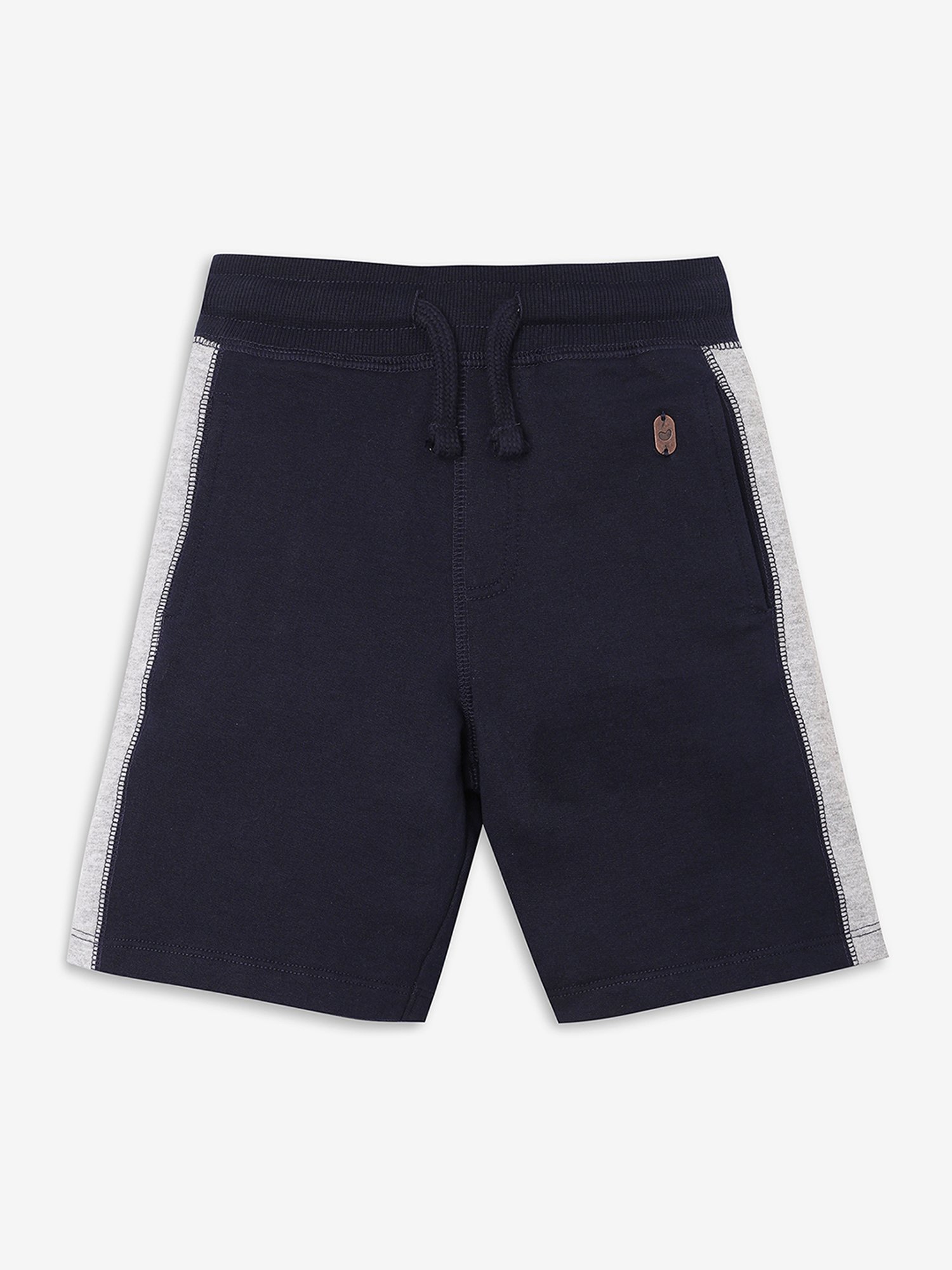 Ed-a-Mamma Kids Navy Textured Shorts