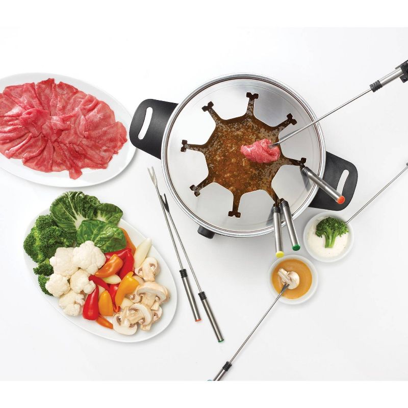 Starfrit 3.2qt Electric Fondue Set - Gray