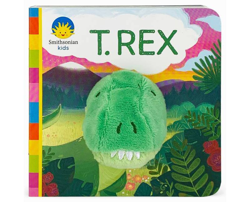 T.Rex - (Finger Puppet Board Book Smithsonian Kids) by Jaye Garnett (Board_book)