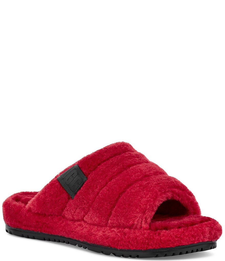 UGG&reg; Men's Scuff Logo Suede Slippers