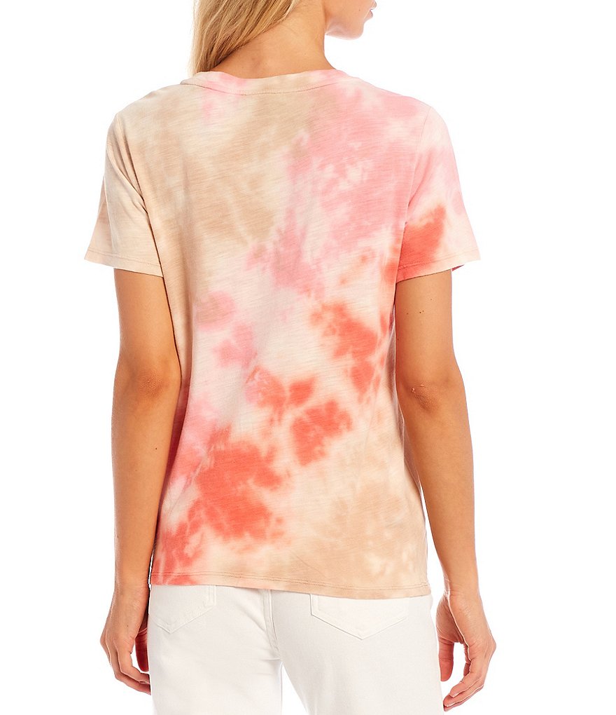Sanctuary Tie Dye Perfect Knot Crew Neck Short Sleeve Tee