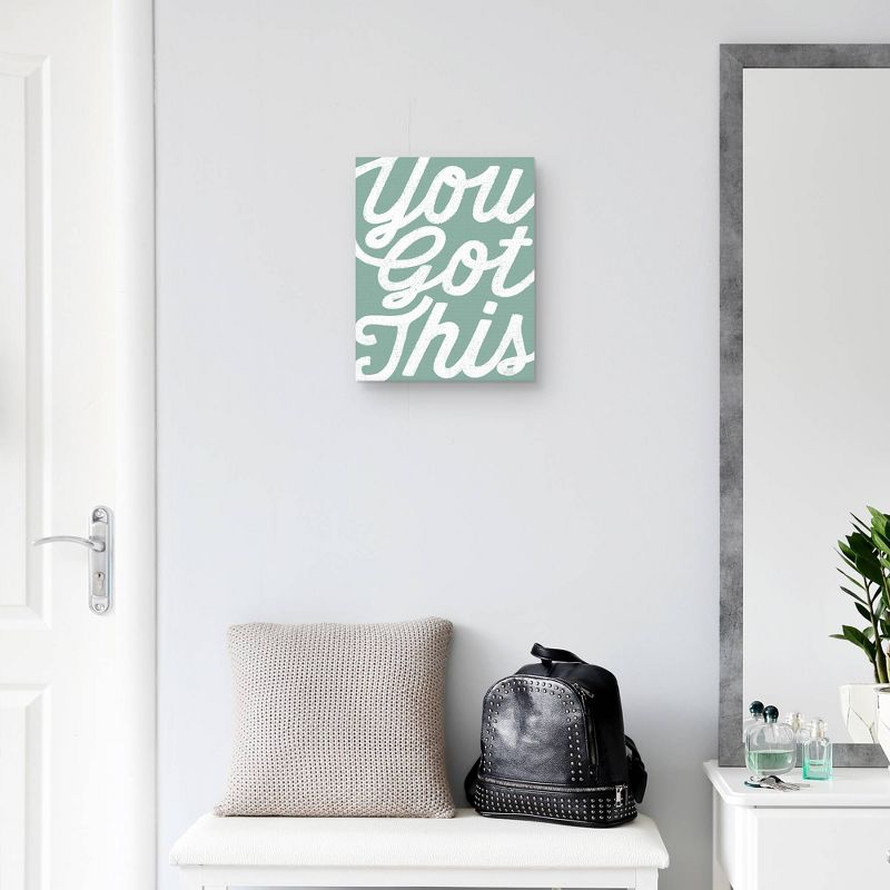 Positivity VII By Laura Marshall Wrapped Unframed Canvas Art Print - Masterpiece Art Gallery