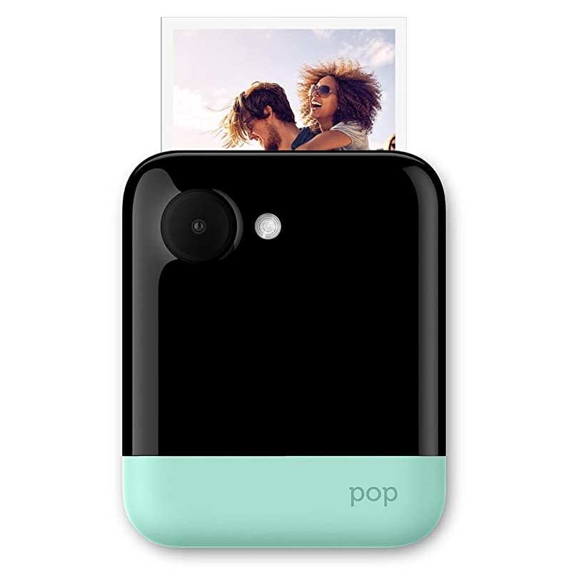 Pop Wireless Portable Instant 3x4 Photo Printer & Digital 20MP Camera with Touchscreen Display (Blue) Built-in Wi-Fi, 1080p HD Video