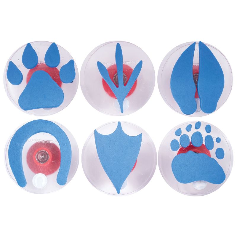 Ready 2 Learn Giant Stampers - Paw Prints - Set of 6