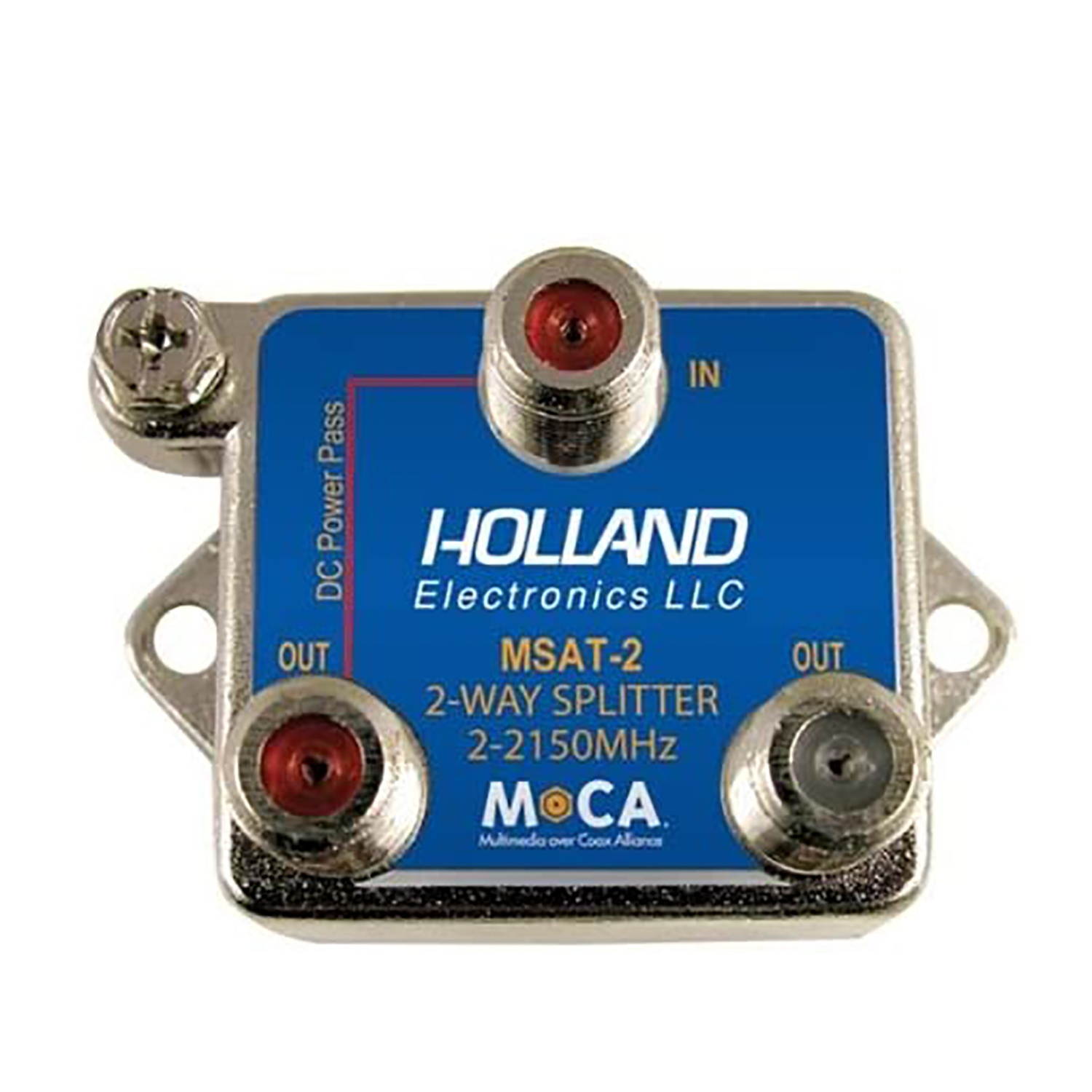 Splitter, 2-Way, MoCa enabling, 2-2150Mhz, DirecTV Approved