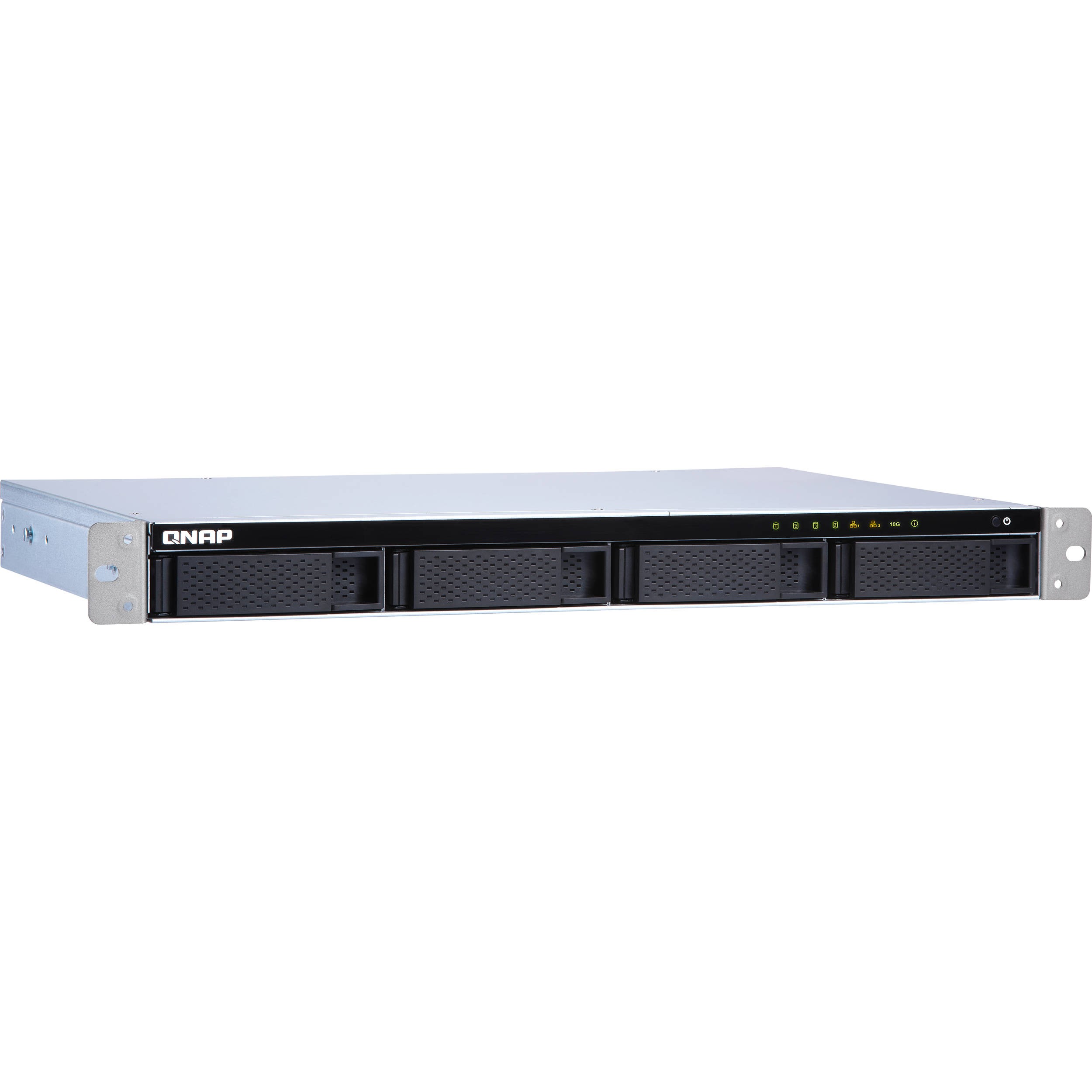 QNAP TS-431XeU-8G-US 4-bay 1U Short-Depth Rackmount NAS (8GB RAM version) with Builti-in 10 GbE Network