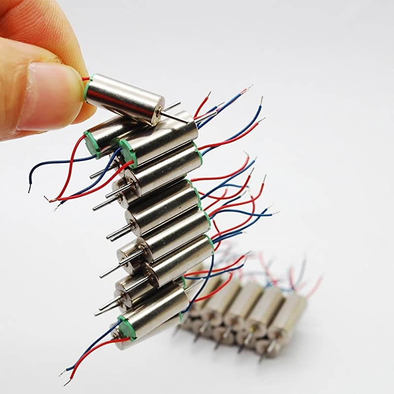 6x14 614 DC Coreless Motor 3.7V 0.08A 51000RPM Helicopter Aircraft Toy Strong Magnetic