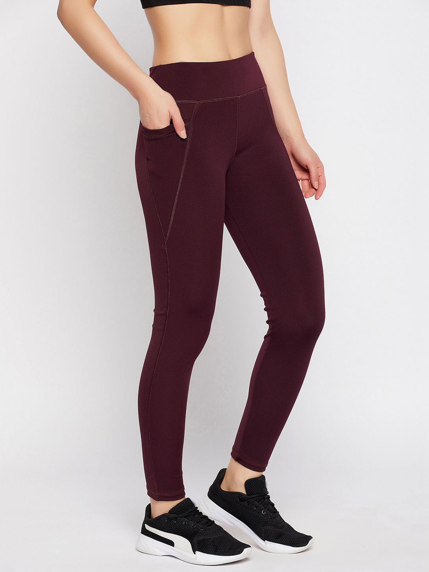 KENDALL + KYLIE White Printed Sports Tights