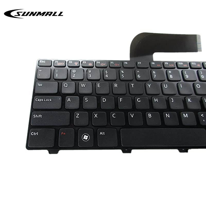 N5110 Keyboard for DELL Inspiron Replacement Laptop Keyboard with Frame for DELL Inspiron 15R N5110 M501Z M511R Ins15RD2528 2728 2428