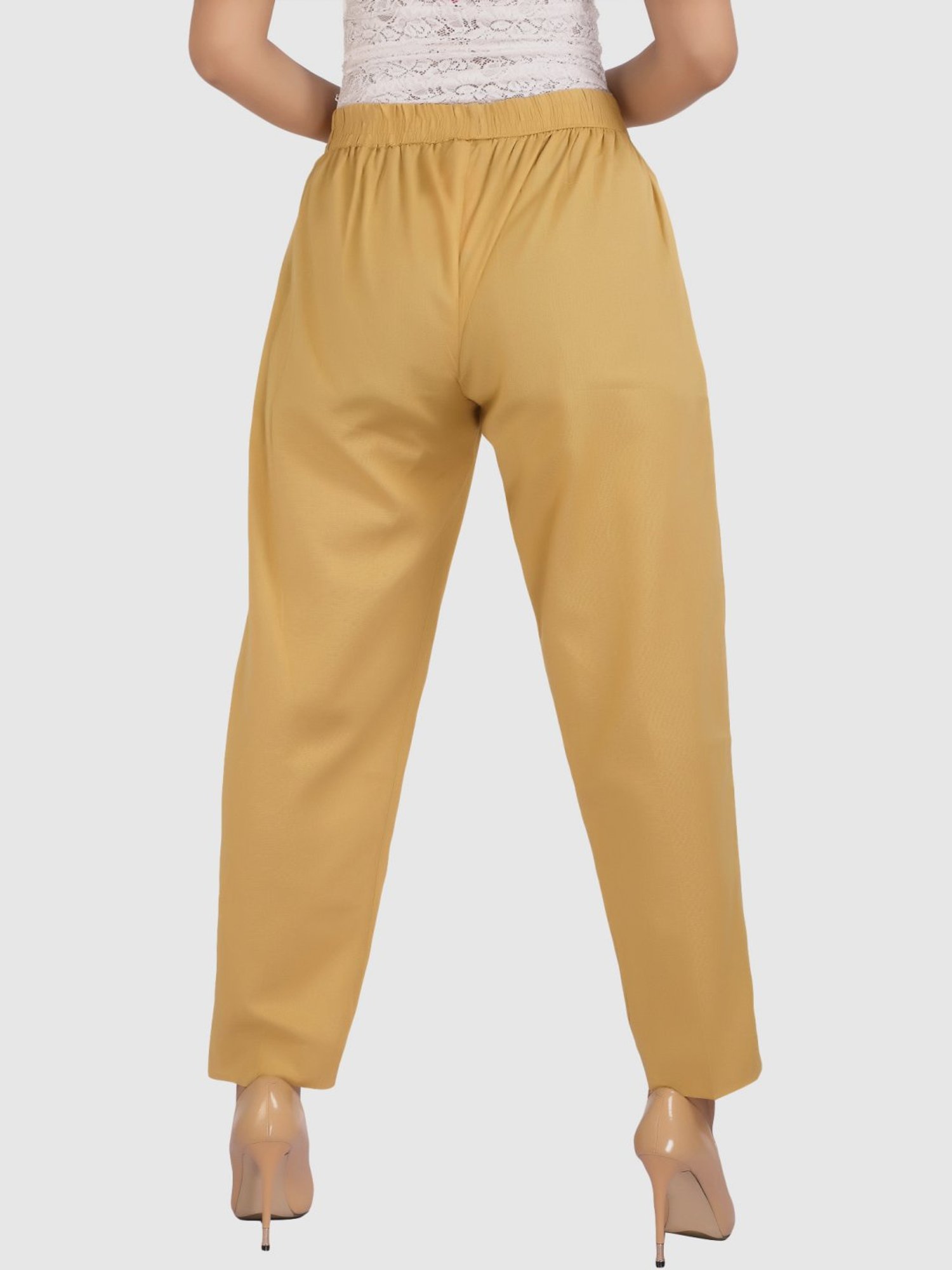 Cotton Culture Beige Cotton Pants