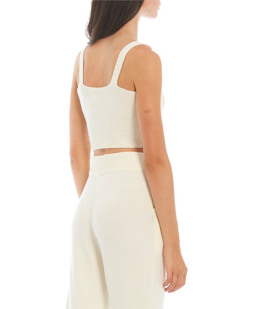 GB Coordinating Sweater Tank Crop Top