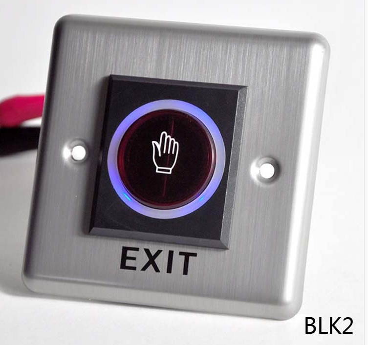 Infrared Sensor Switch No Touch Contactless Door Release Exit Button with LED Indication