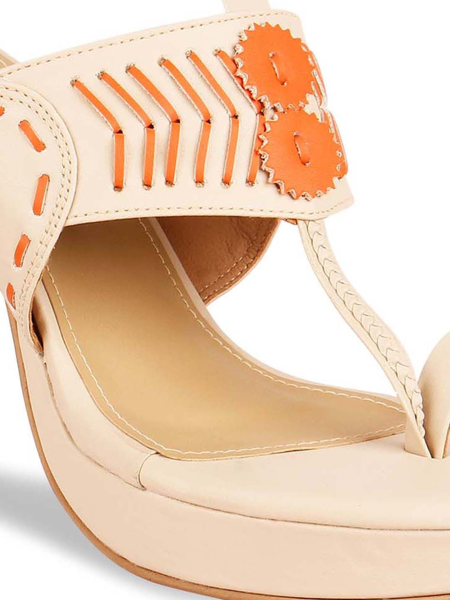 Rocia by Regal Women's Beige Toe Ring Stilettos