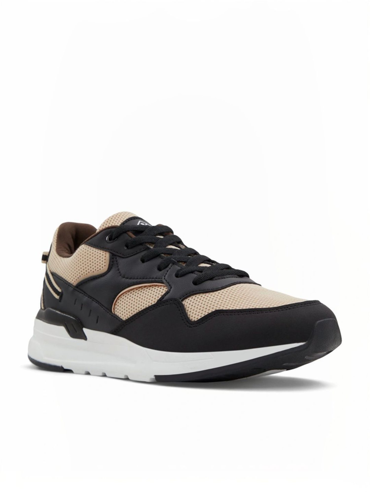 Call It Spring Men's Beacon Beige & Black Running Shoes