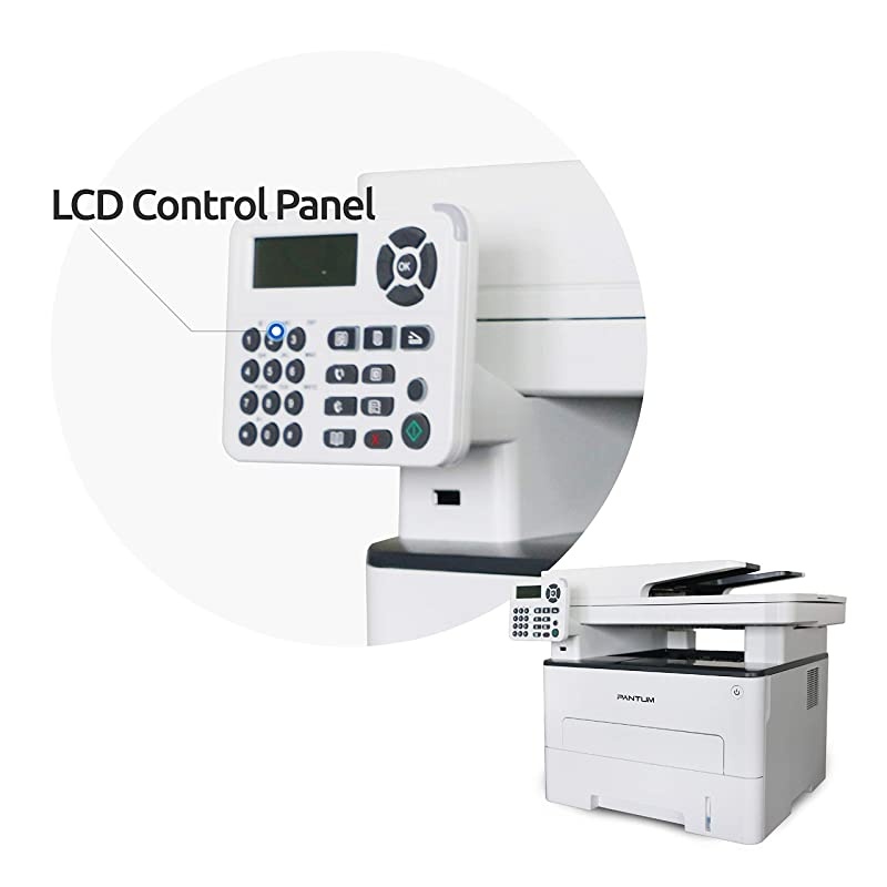 M6802FDW Wireless Monochrome Laser Printer Scanner Copier Fax AllinOne Wireless Networking and Duplex Printing for Home and Small Office Use