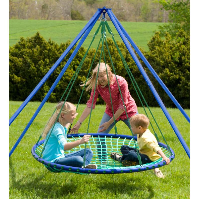 HearthSong Sky Island Stand with Spinner Attachment for Hanging Swings