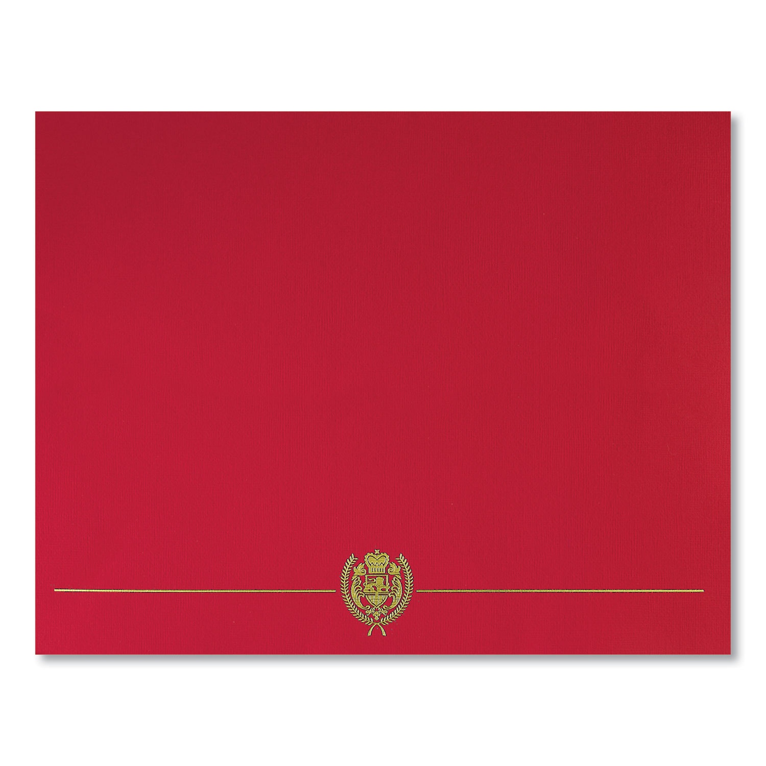 Great Papers Classic Crest 9.38"W x 12"L Certificate Covers Red 903031S
