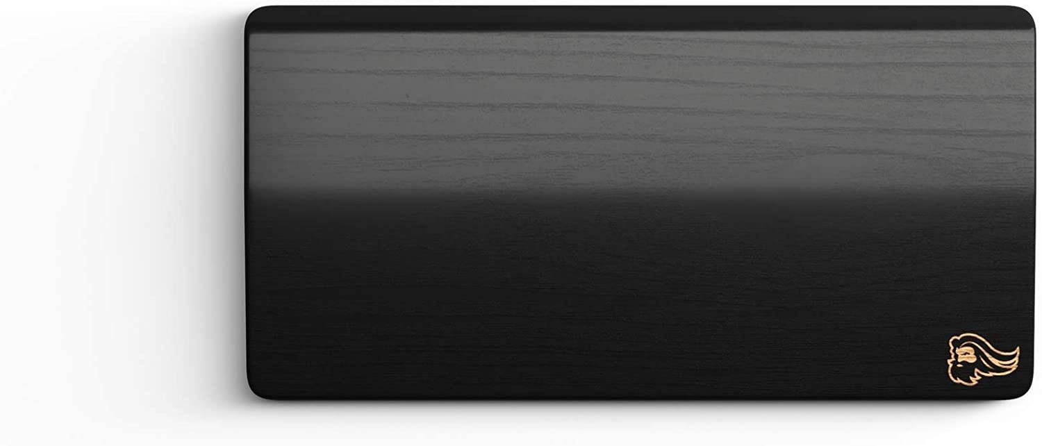 Glorious Gaming Wooden Mouse Wrist Rest - Onyx/Black - for Gaming Mice, Wood Ergonomic Palm Rest| 8x4x0.75 inches/19mm Thick (GV-M-Dark)