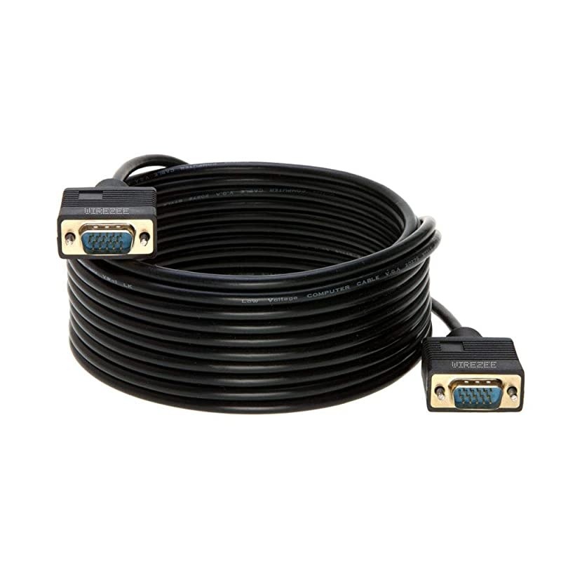 Cable SSuper Video Cord Male 15 PIN Wire Monitor 3ft 6ft10ft 15ft 25ft 30ft 50ft 100ft 30FT