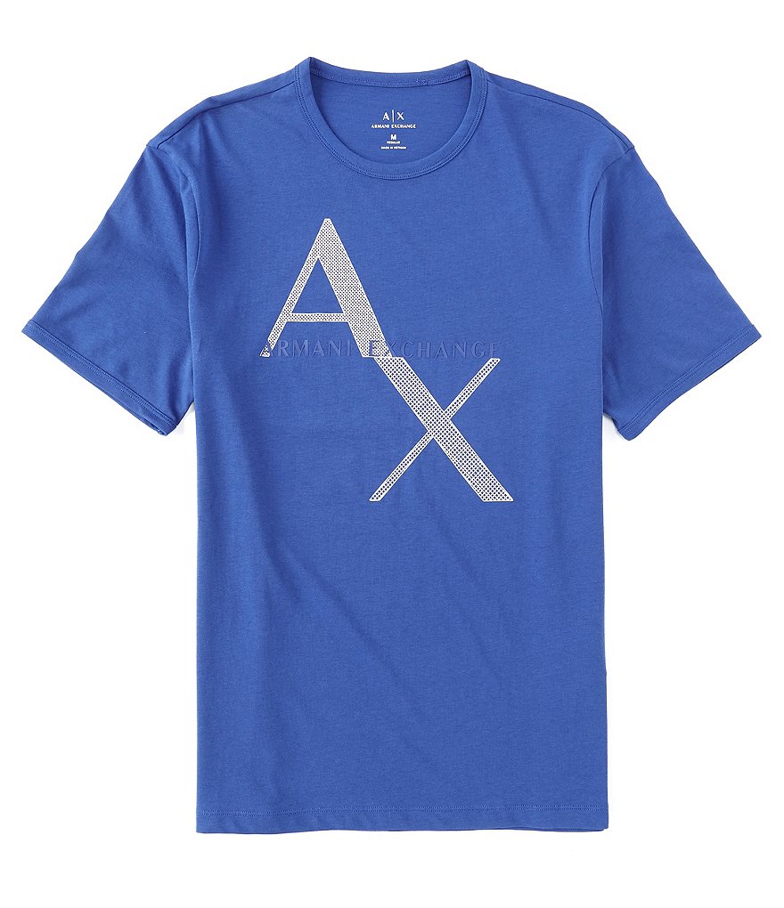 Armani Exchange Faded Logo Short-Sleeve Tee