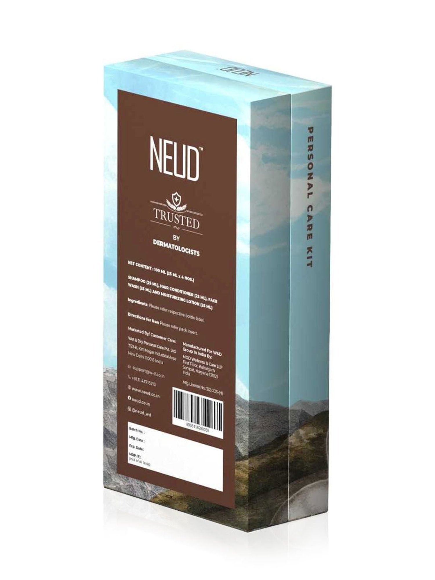 NEUD Goat Milk Premium Shampoo for Men & Women - 1 Pack - 300 ml