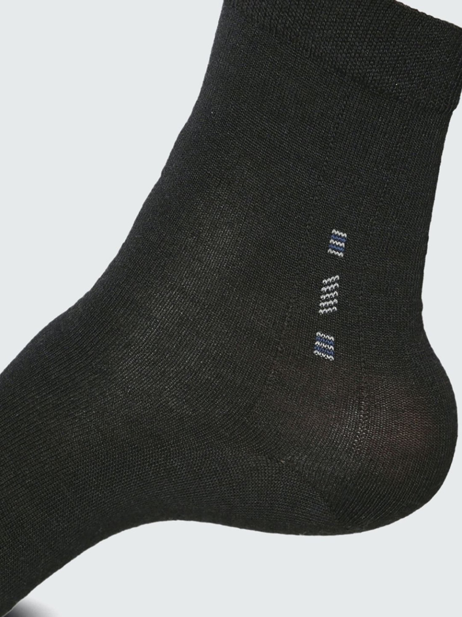 Bonjour Brown and Black Socks (Pack Of 2)