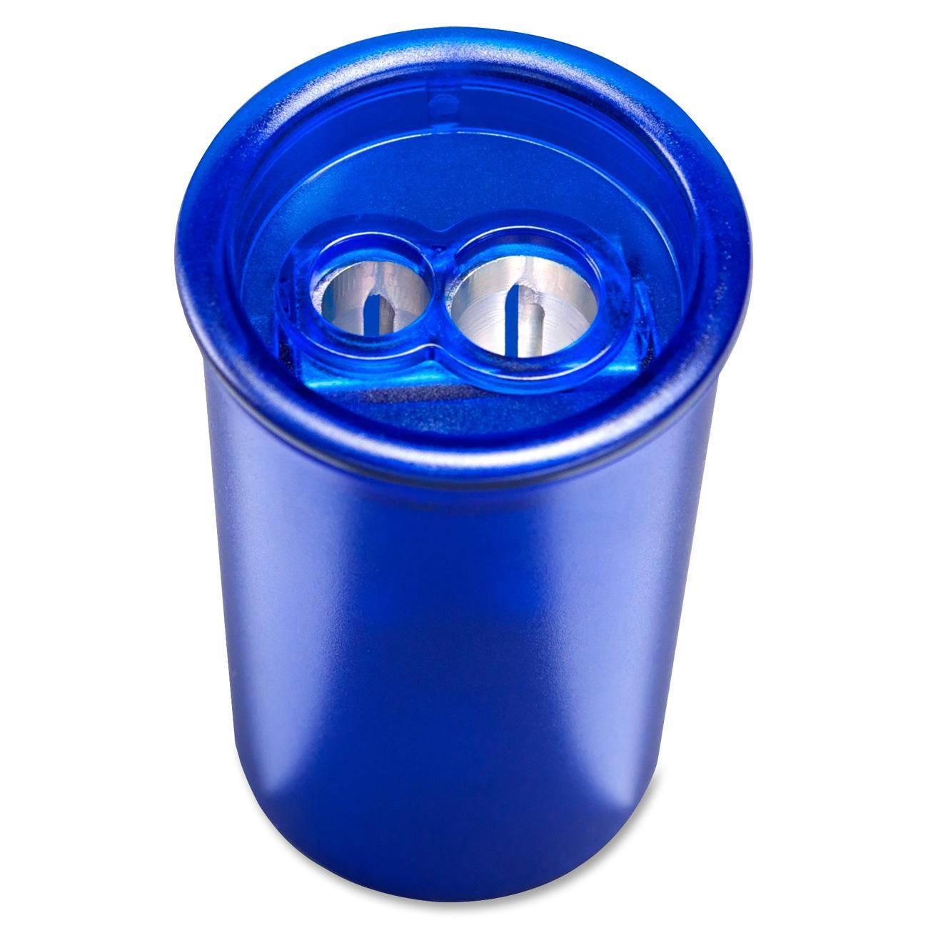 Pencil Sharpener Metal Double Hole Red