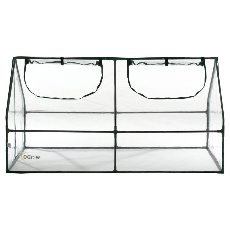 Ultra Deluxe Compact Outdoor Seed Starter Greenhouse Cloche - Light Clear - Ogrow