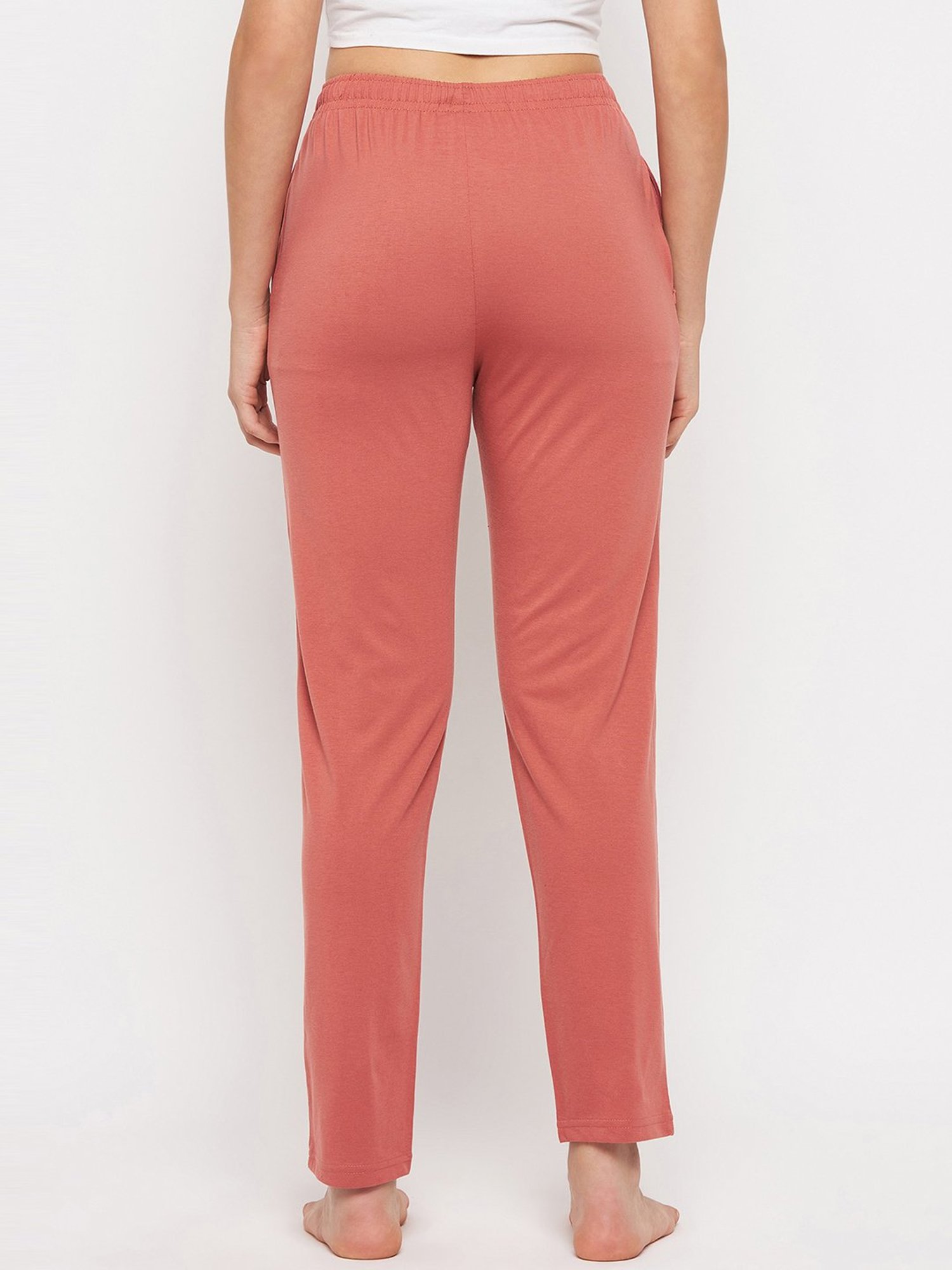 Okane Coral Mid Rise Lounge Pants