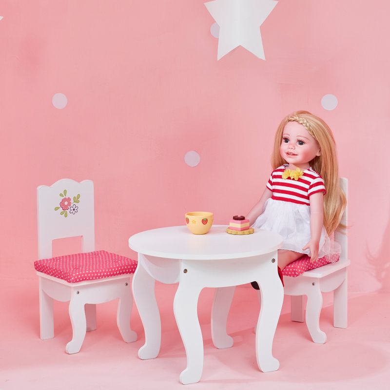 Olivia's Little World - Little Princess 18" Doll Furniture - Table & 2 Chairs Set