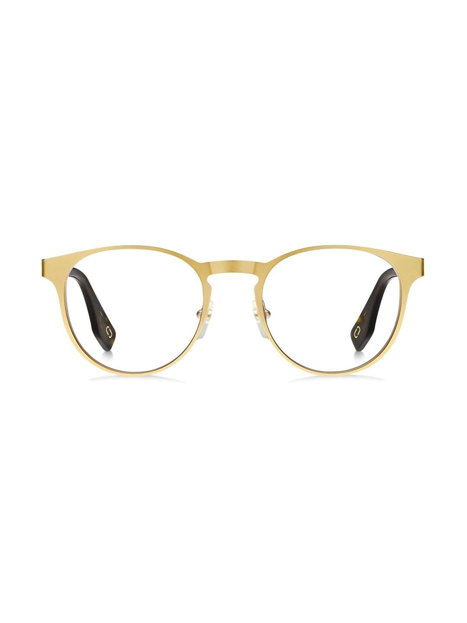 Marc Jacobs Gold Oval Eye Frames for Men