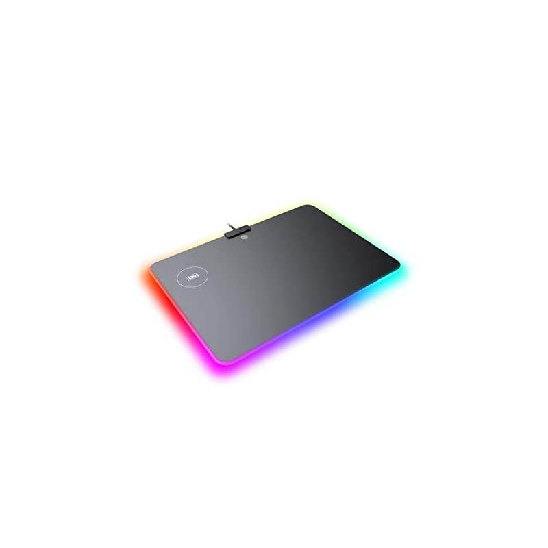 Wireless Charger Mousepad - Qi Quick Charging Gaming Mouse Pad with RGB Lighting