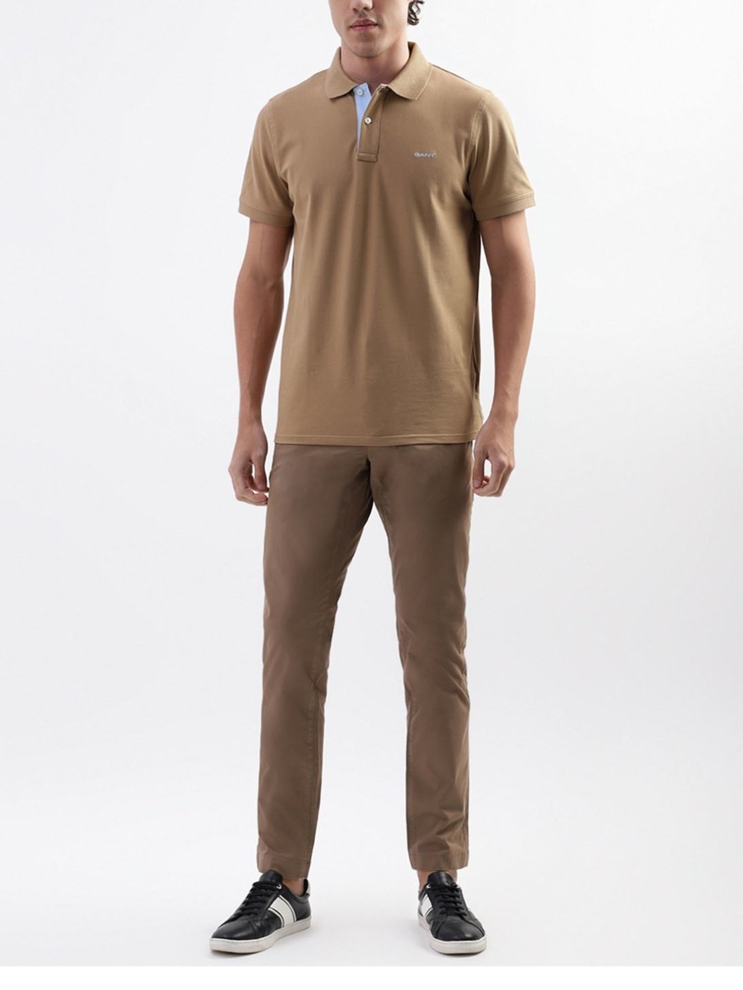 Bruun & Stengade Brown Slim Fit Chinos