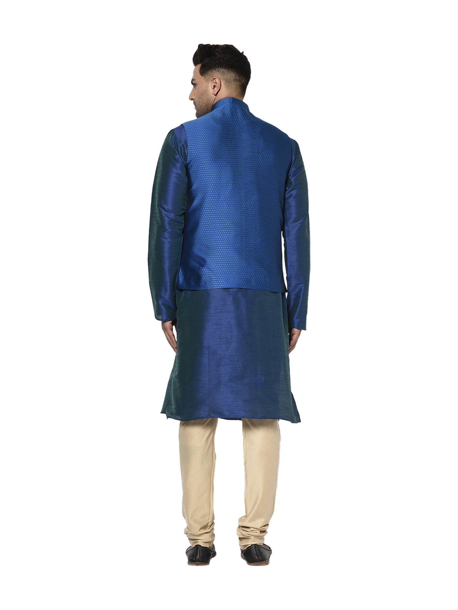 Tabard Blue Full Sleeves Suit