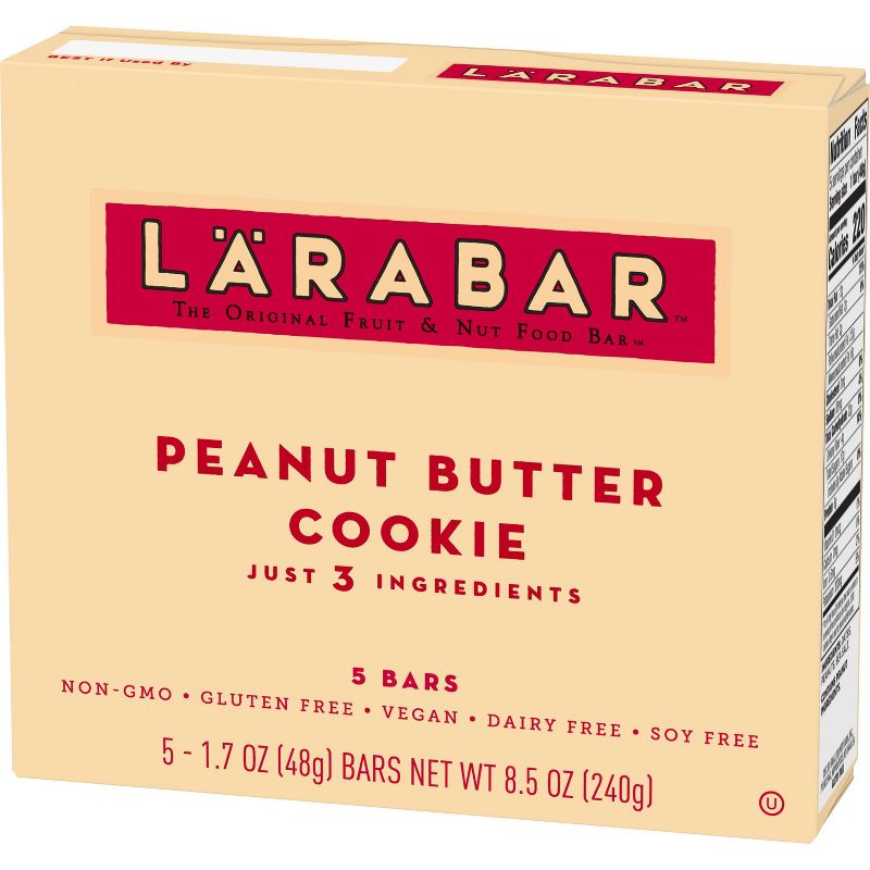 Larabar Fruit And Nut Bar Peanut Butter Cookie - 5ct