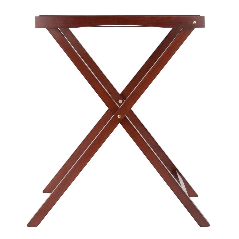 Flash Furniture Castleberry Rustic Wood Grain and Iron Kitchen Serving and Bar Cart