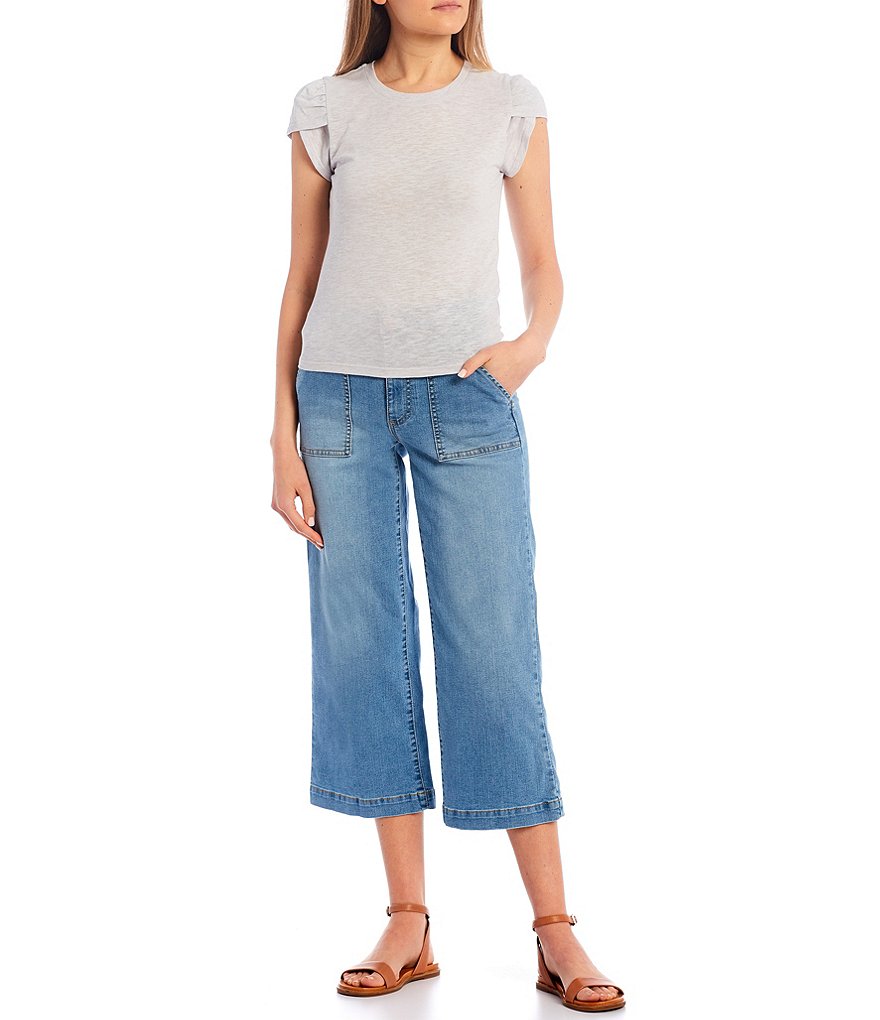 Copper Key Tulip Sleeve Knit Tee